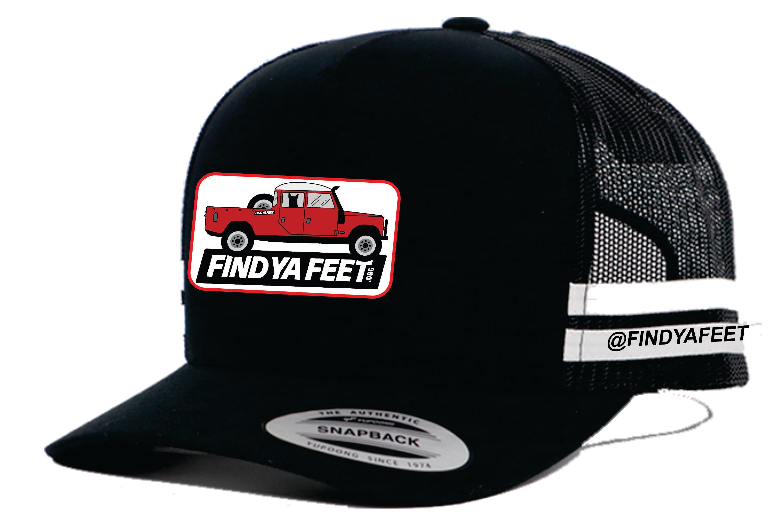 Find Ya Feet - Red Dog Red Ute Cap