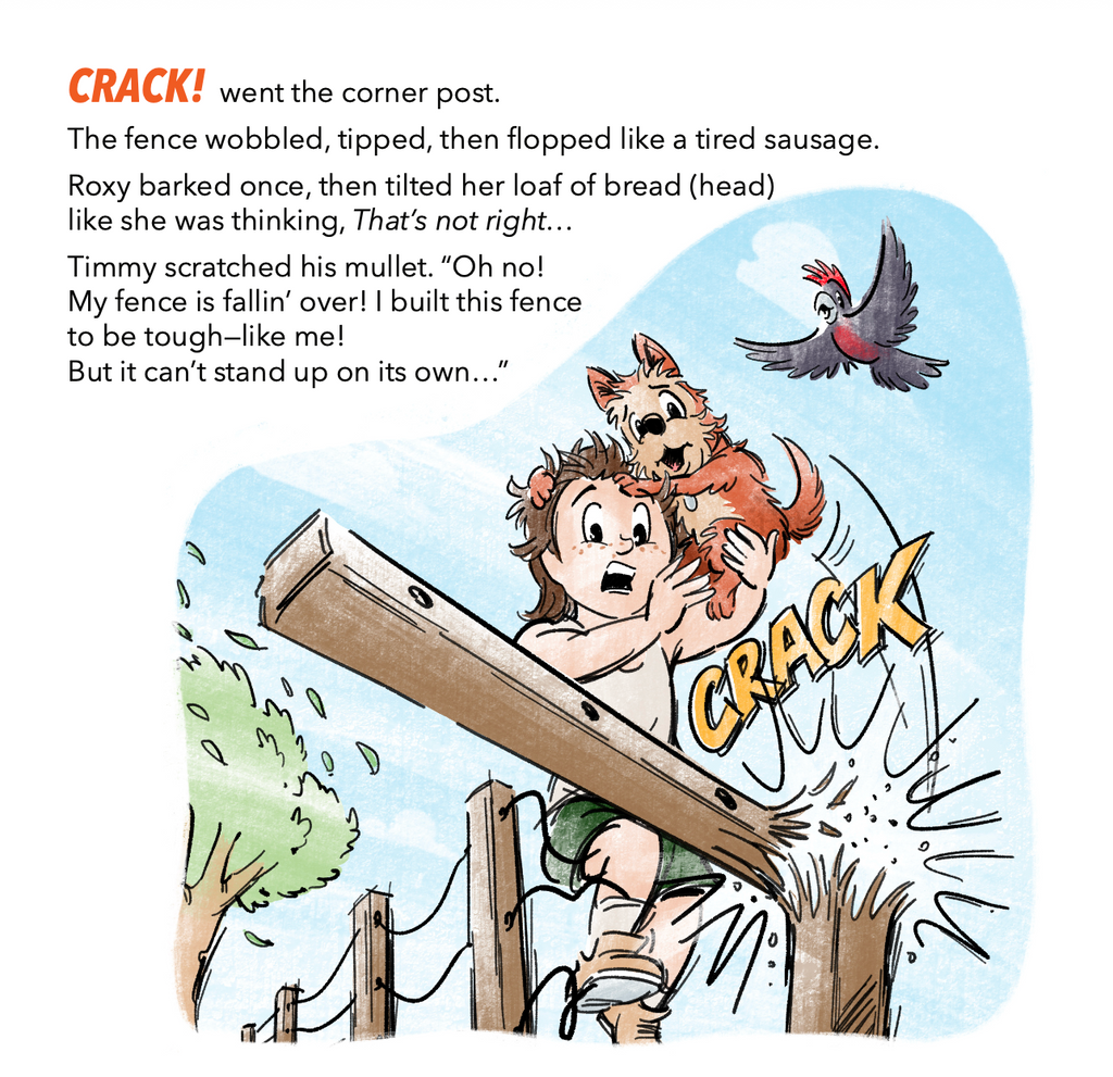 Timmy and the Wonky Fence